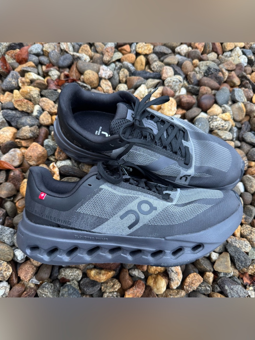 On Cloudsurfer Next Shoes Womens Size 7.5 Black Active Athletic Running Sneakers